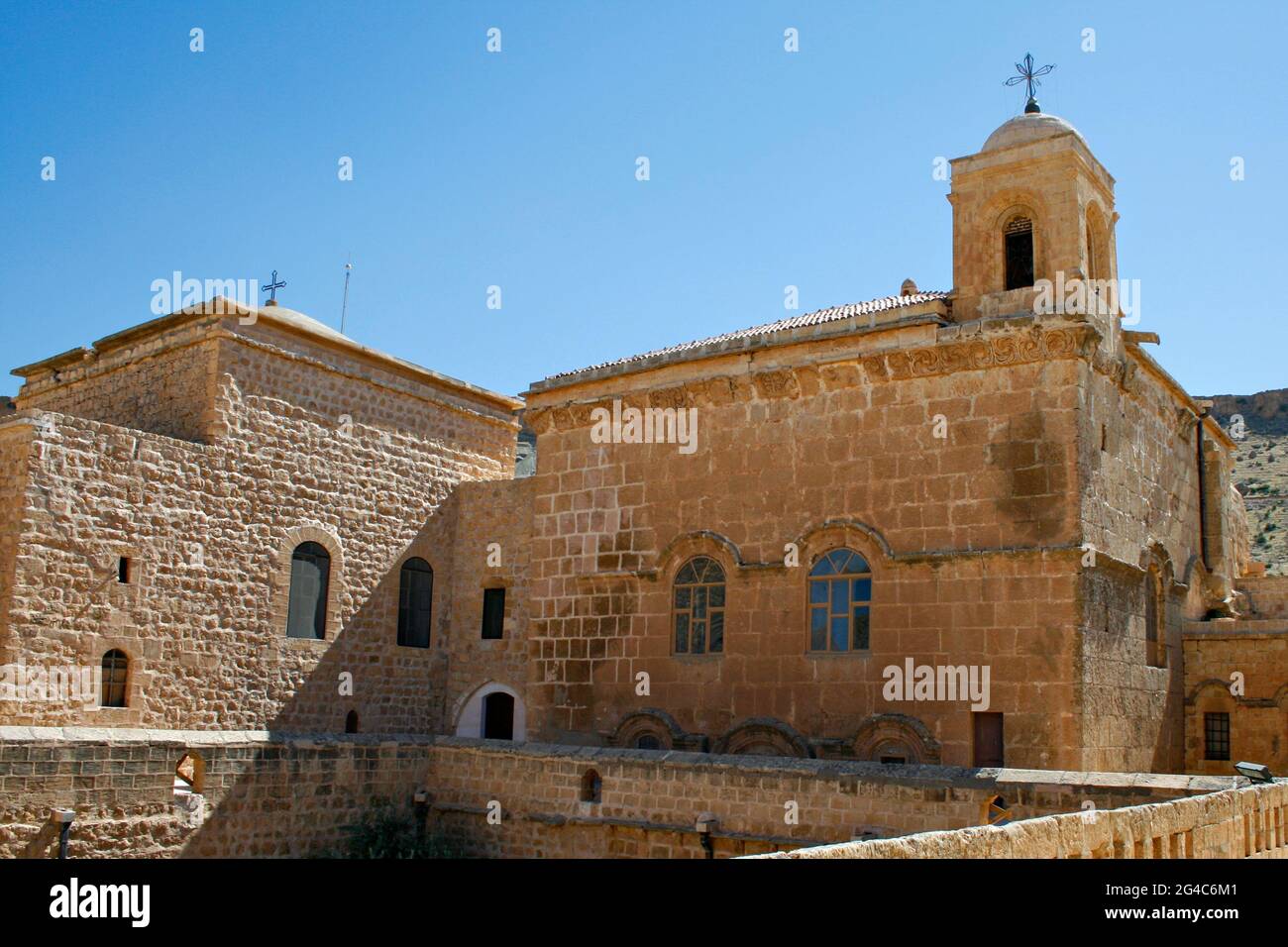 Syrisch-orthodoxen Kloster Deyrulzafaran in Mardin, Türkei. Stockfoto