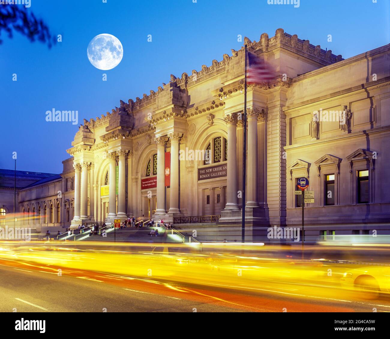 METROPOLITAN MUSEUM OF ART ('HUNT VAUX & WREY MOULD 1874) FIFTH AVENUE MANHATTAN NEW YORK CITY USA Stockfoto