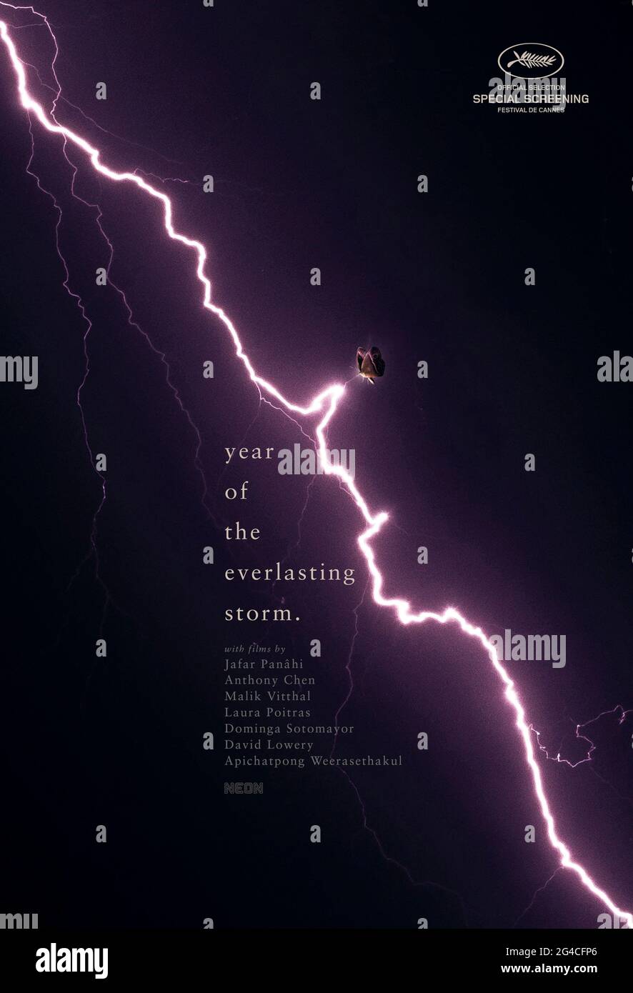 The Year of the Everlasting Storm (2021) unter der Regie von Jafar Panahi, Anthony Chen, Malik Vitthal, Laura Poitras, Dominga Sotomayor, David Lowery und Apichatpong Weerasethakul. Eine Anthologie von 7 Geschichten, die während der COVID-19-Pandemie aufgesetzt wurden. Stockfoto