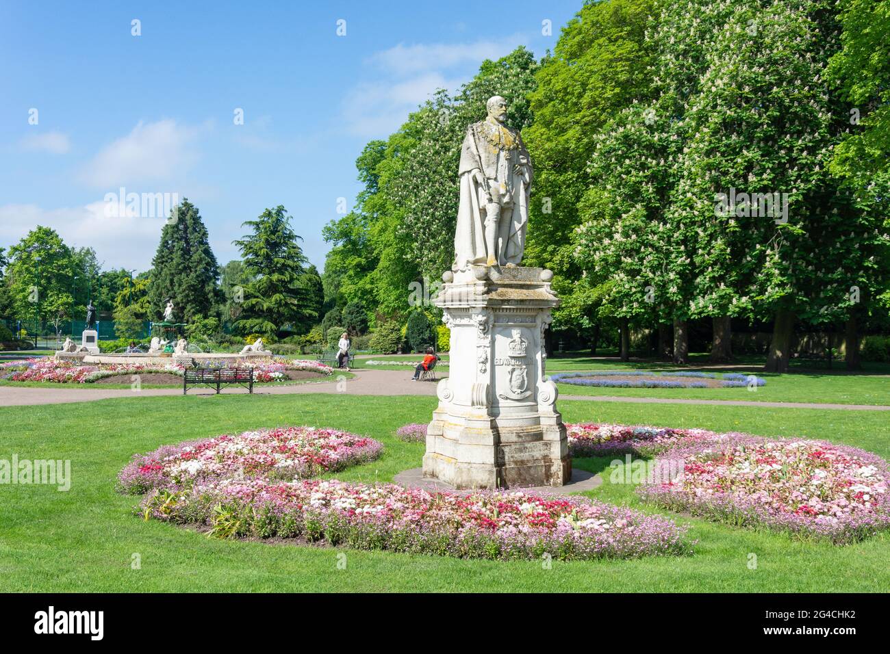 Museumsgärten, Beacon Park, Lichfield, Staffordshire, England, Vereinigtes Königreich Stockfoto