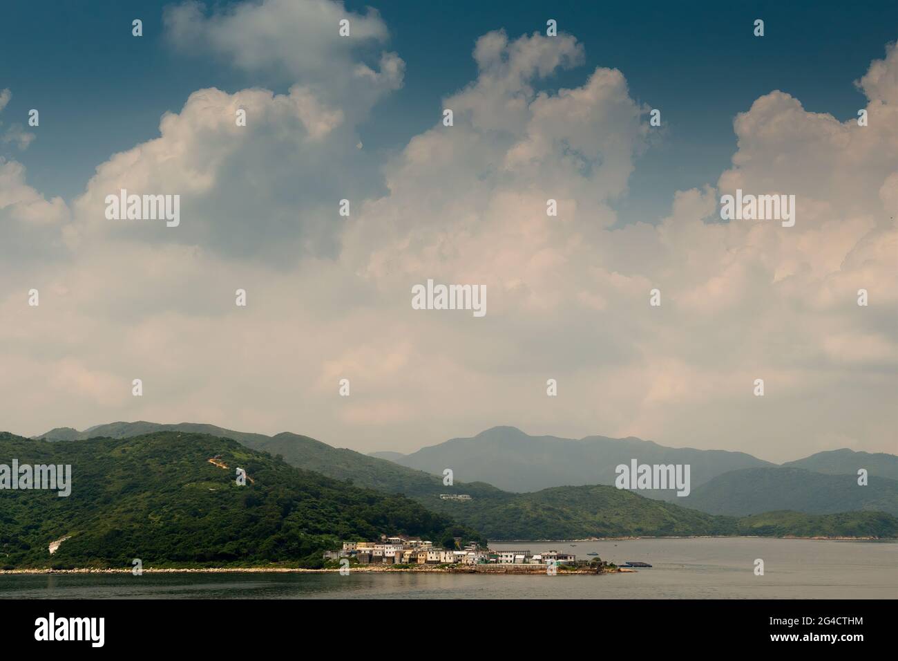 Ko Lau Wan Tsui, ein abgelegenes Dorf an der nordöstlichen Spitze der Halbinsel Sai Kung, New Territories, Hongkong Stockfoto