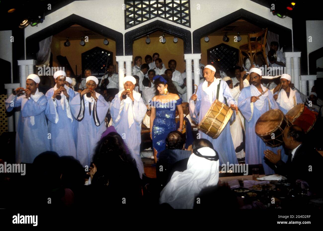 Fifi Abdou Bauchtänzerin, Cairo Sheraton Hotel, Ägypten, 1990er Jahre Stockfoto