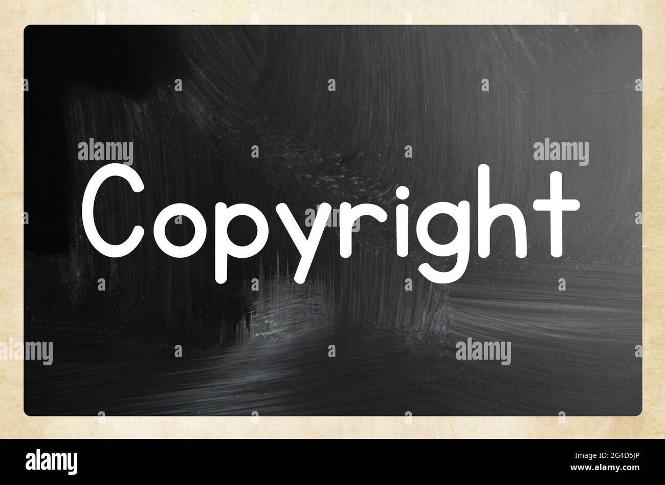 Copyright Konzept Stockfoto