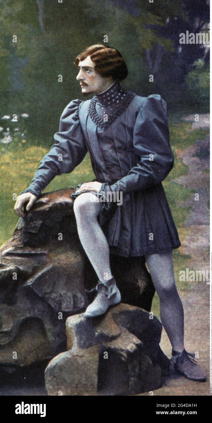 Perier, Jean, 2.2.1869 - 3.11.1954, französischer Schauspieler und Sänger (Bariton), AS Pelleas, ZUSÄTZLICHE-RIGHTS-CLEARANCE-INFO-NOT-AVAILABLE Stockfoto
