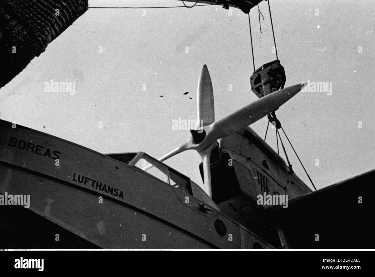 Transport / Transport, Luftfahrt, Wasserflugzeug, Flugboot Dornier do J Wal II Boreas der Deutschen Lufthansa, REDAKTIONELLE VERWENDUNG Stockfoto