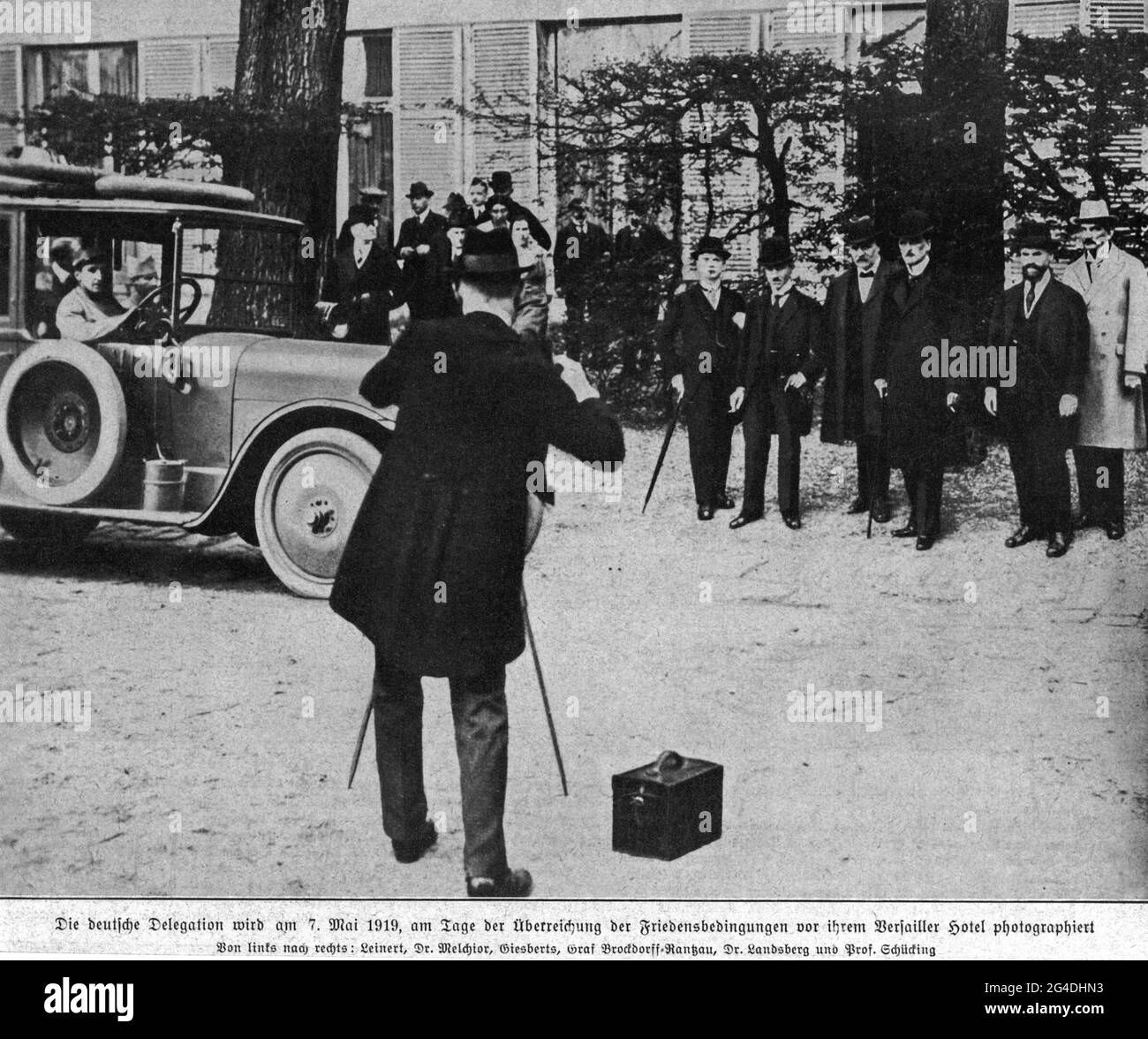 Politik, Konferenz, Pariser Friedenskonferenz 1919, ADDITIONAL-RIGHTS-CLEARANCE-INFO-NOT-AVAILABLE Stockfoto