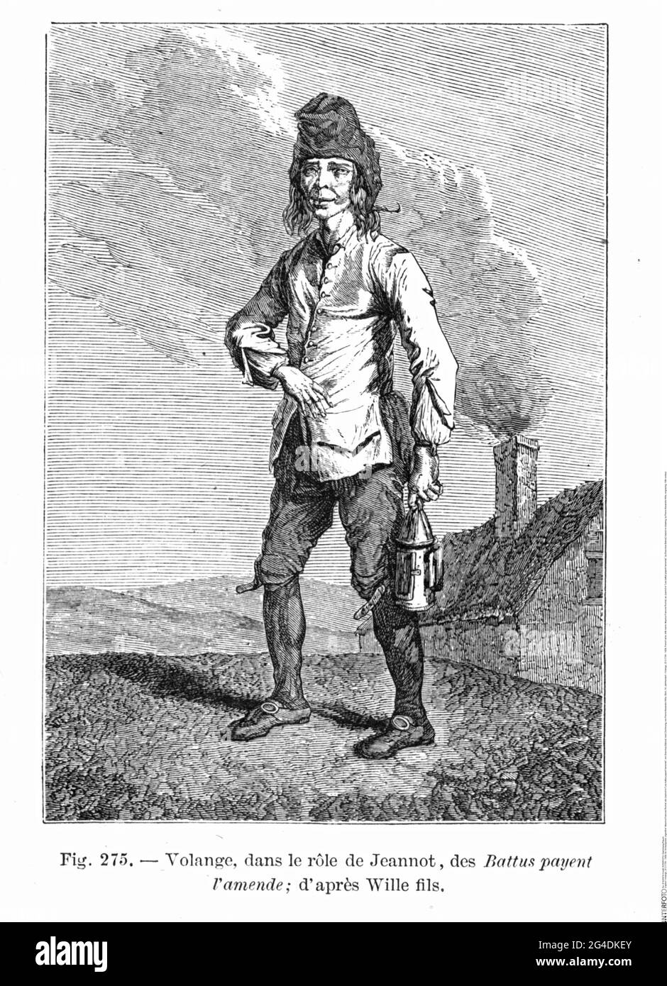 Volange, 25.3.1756 - 1808, französischer Schauspieler, bith Name: Maurice-Francois Rochet, ARTIST'S COPYRIGHT MUSS NICHT FREIGEGEBEN WERDEN Stockfoto