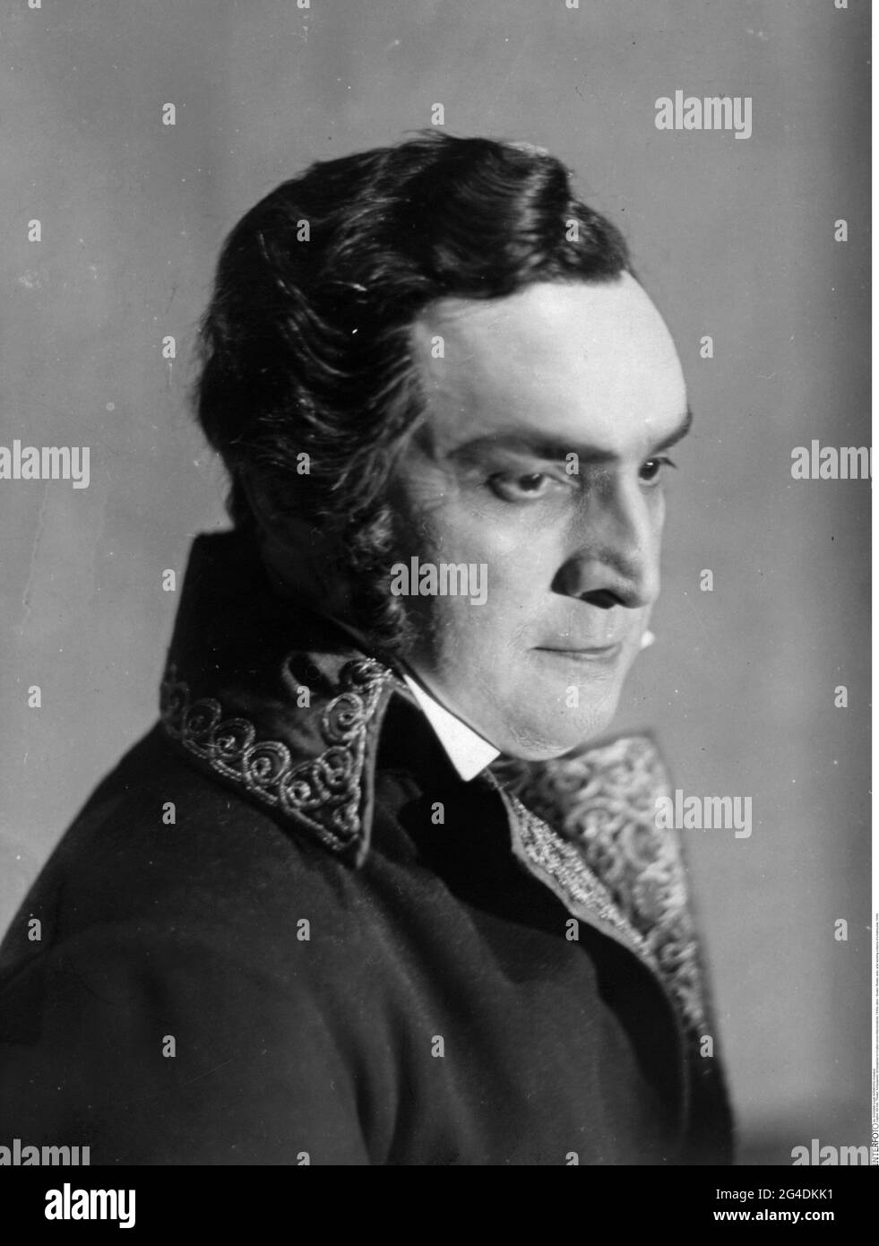 Theater / Theater, Schauspieler, Schauspieler in Kostüm eines historischen Theaterstücks, 1930er Jahre, ZUSÄTZLICHE-RIGHTS-CLEARANCE-INFO-NOT-AVAILABLE Stockfoto