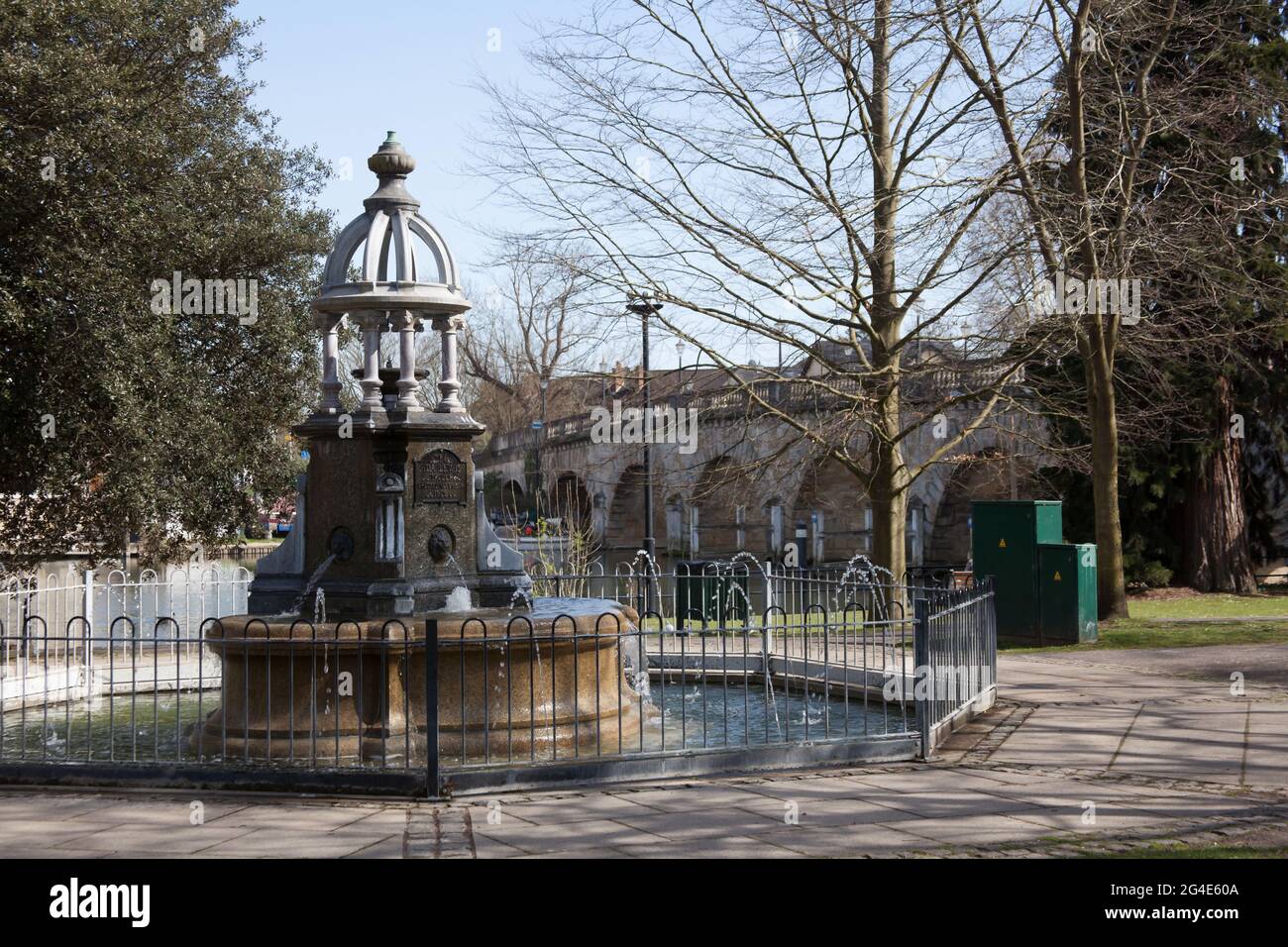 Bridge Gardens in Maidenhead, in der britischen Grafschaft Stockfoto