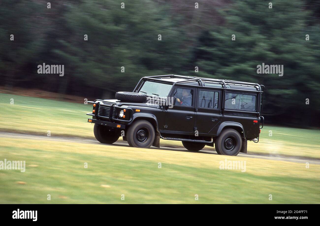 Land Rover Defender 110 3.9 V8 Station Wagon. NAV 1993 Stockfoto