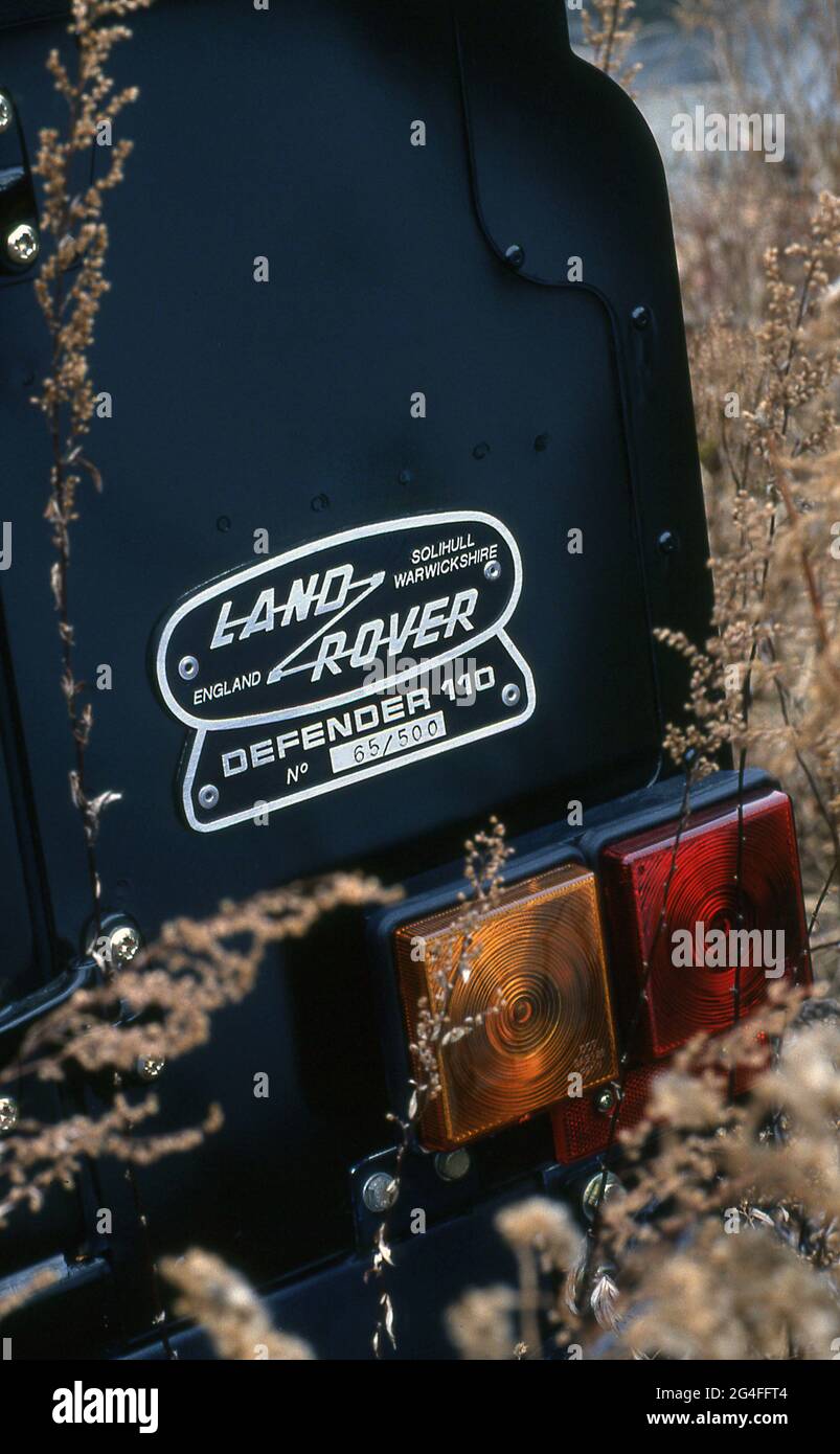 Land Rover Defender 110 3.9 V8 Station Wagon. NAV 1993 Stockfoto