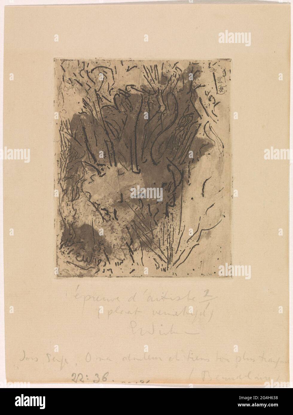 ETS an Baudelaire und Verlaine. . Stockfoto