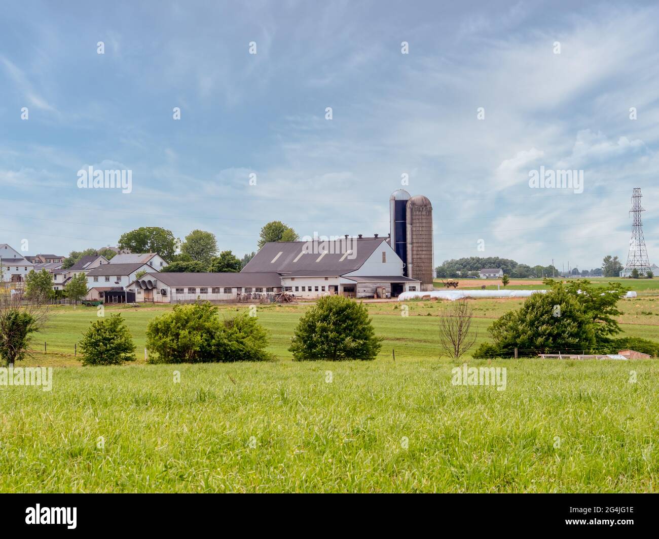 Amish Farm in Lancaster, PA Stockfoto