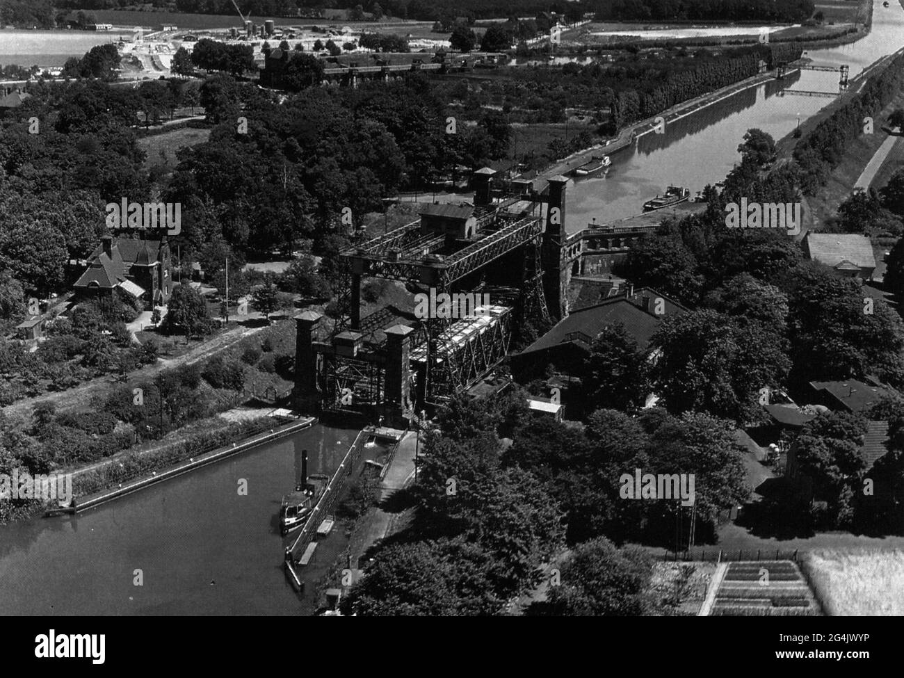 Verkehr/Transport, Navigation, Kanäle, Dortmund-Ems-Kanal, Schiffskanal-Lift Henrichenburg, ZUSÄTZLICHE-RECHTE-FREIGABE-INFO-NICHT-VERFÜGBAR Stockfoto