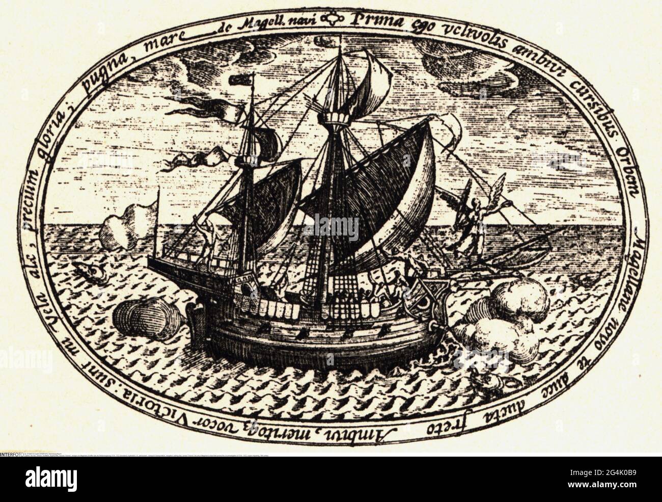 Transport / Transport, Navigation, Segelschiff, Carrack 'Victoria', ARTIST'S COPYRIGHT MUSS NICHT FREIGEGEBEN WERDEN Stockfoto