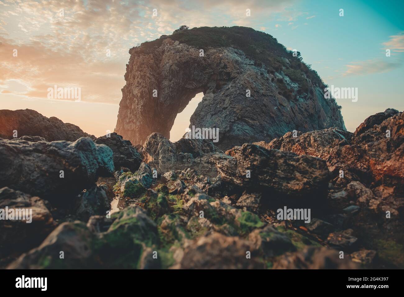 Horsehead Rock Bermagui, NSW, Australien Stockfoto