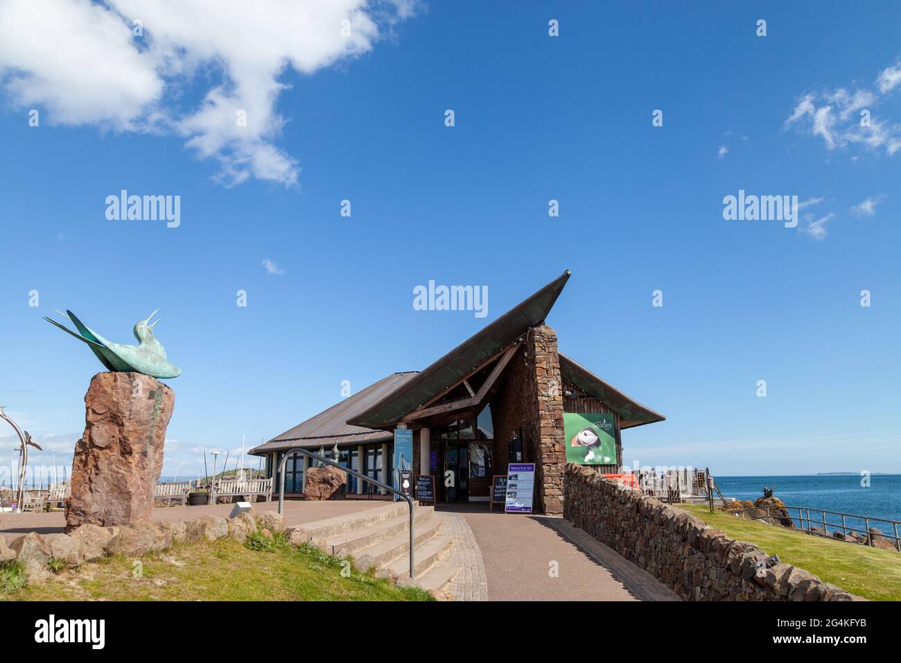 Das Seevögelzentrum, North Berwick, East Lothian. Stockfoto