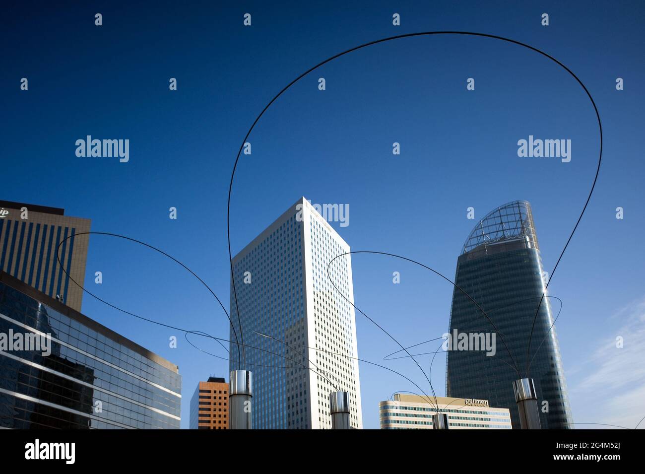 FRANKREICH, HAUTS-DE-SEINE (92) PUTEAUX, LA DEFENSE, GESCHÄFTSVIERTEL, ARCHE NORD Stockfoto