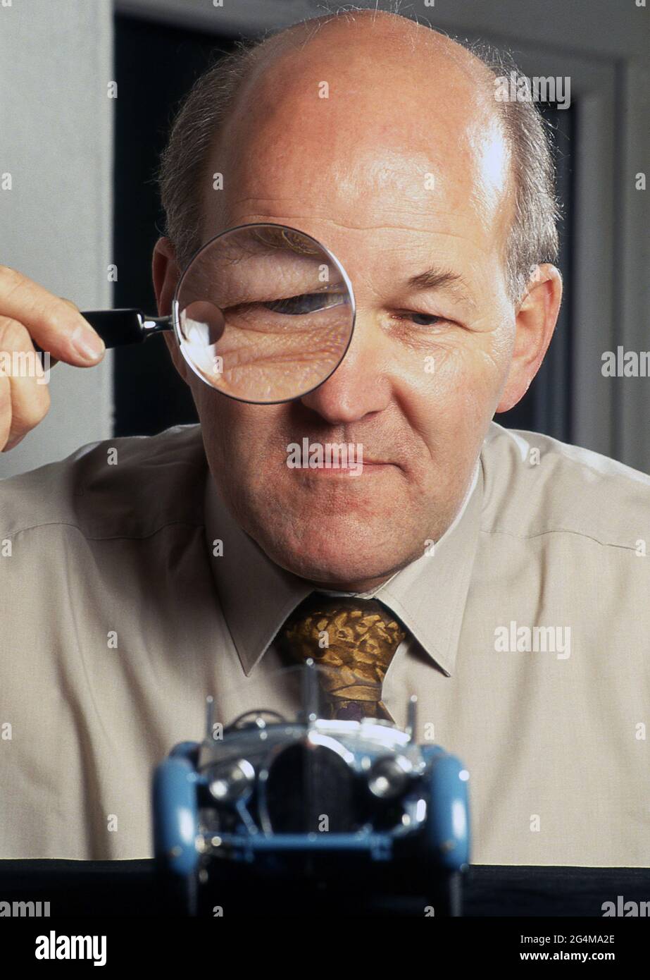 Gerald Wingrove MBE Experte Modellbauer Stockfoto