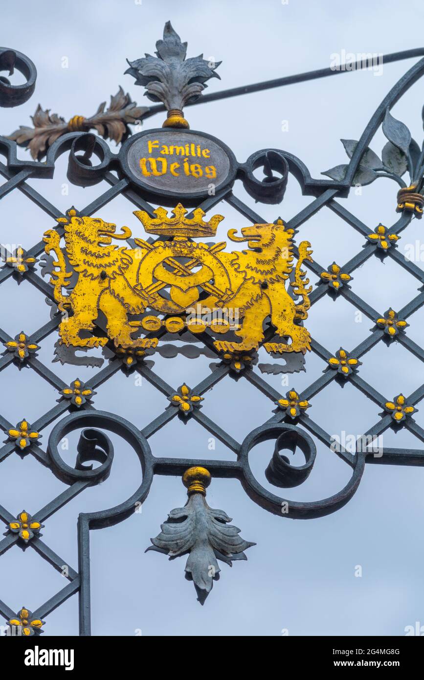 Historisches Linz an der Rine mit bunten Fachwerkhäusern, Rheinland-Pfalz, Gemrany Stockfoto