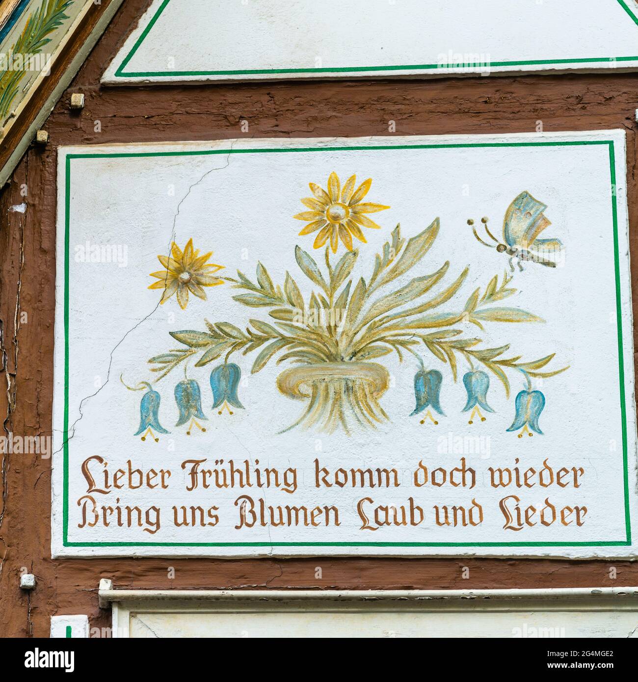 Historisches Linz an der Rine mit bunten Fachwerkhäusern, Rheinland-Pfalz, Gemrany Stockfoto