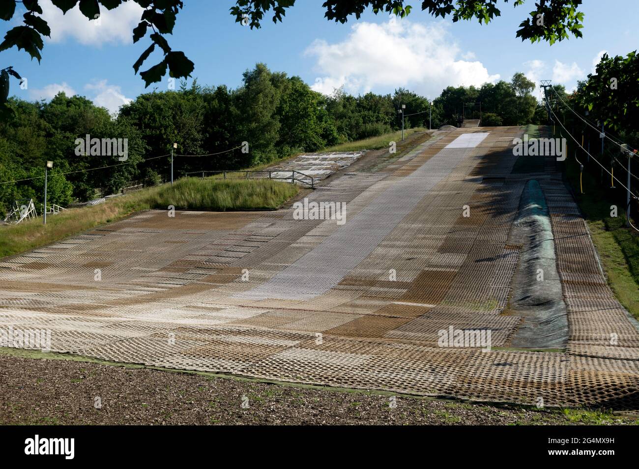 The Ackers Dry Ski Slope, Greet, Birmingham, West Midlands, England, VEREINIGTES KÖNIGREICH Stockfoto