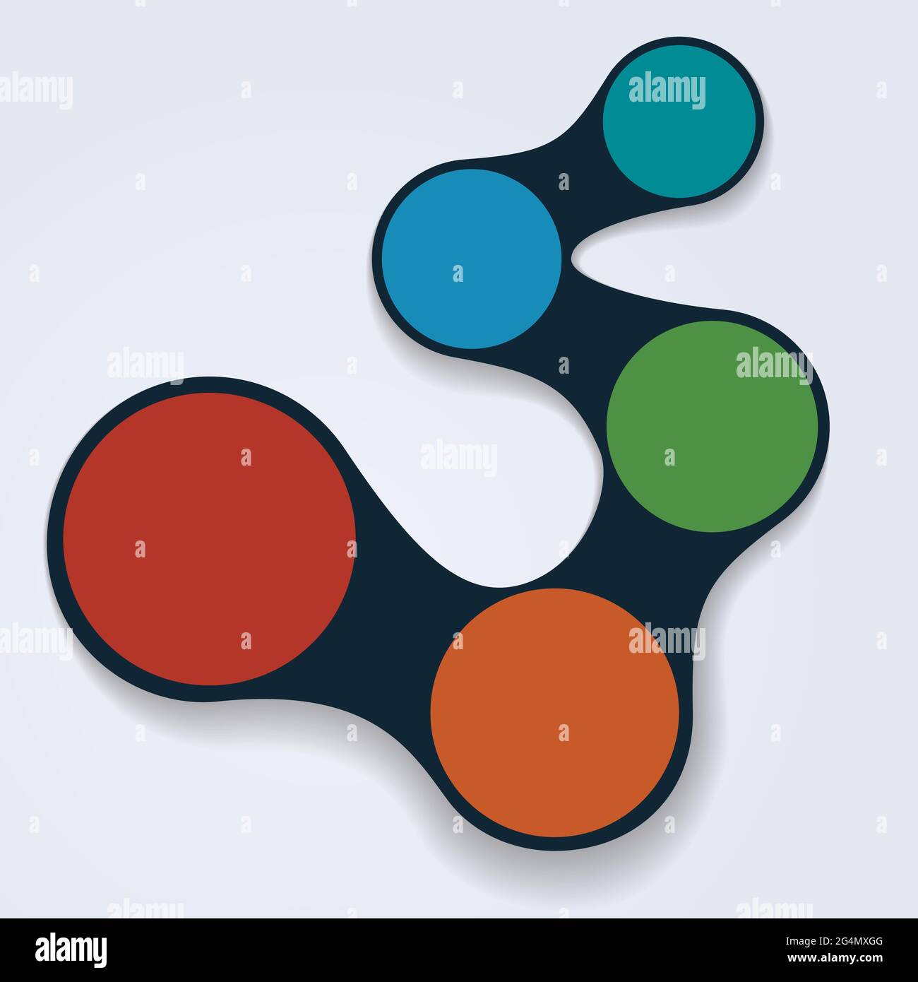 Infografiken, modernes Design, EPS10 - Vektorgrafiken. Stock Vektor