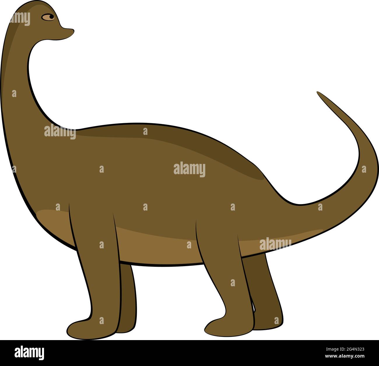 Abstrakte Dinosaurier-Zeichen, EPS8 - Vektorgrafiken. Stock Vektor