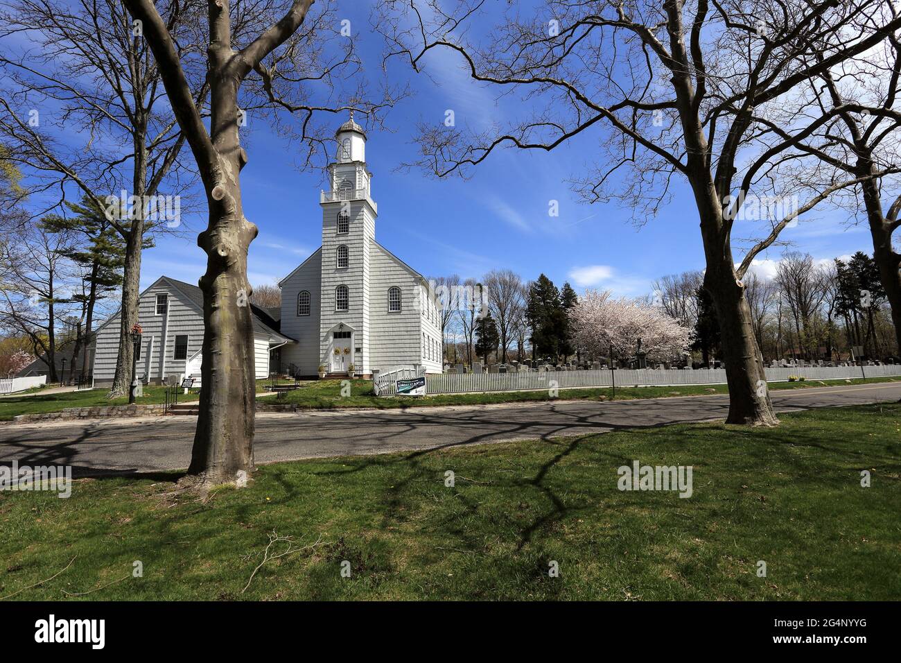 Setauket Presbyterian Church Long Island New York Stockfoto