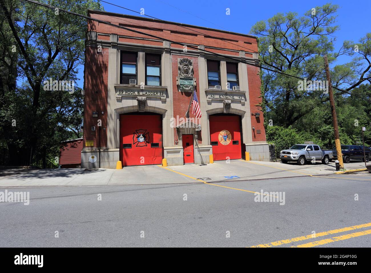 Firehouse, Bronx, New York Stockfoto