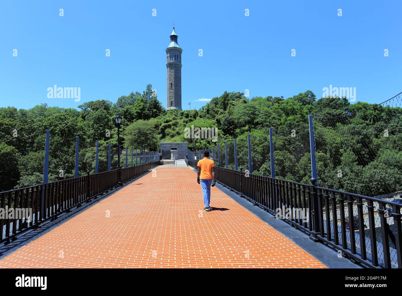 Croton Aqueduct High Bridge über den Harlem River New York City Stockfoto