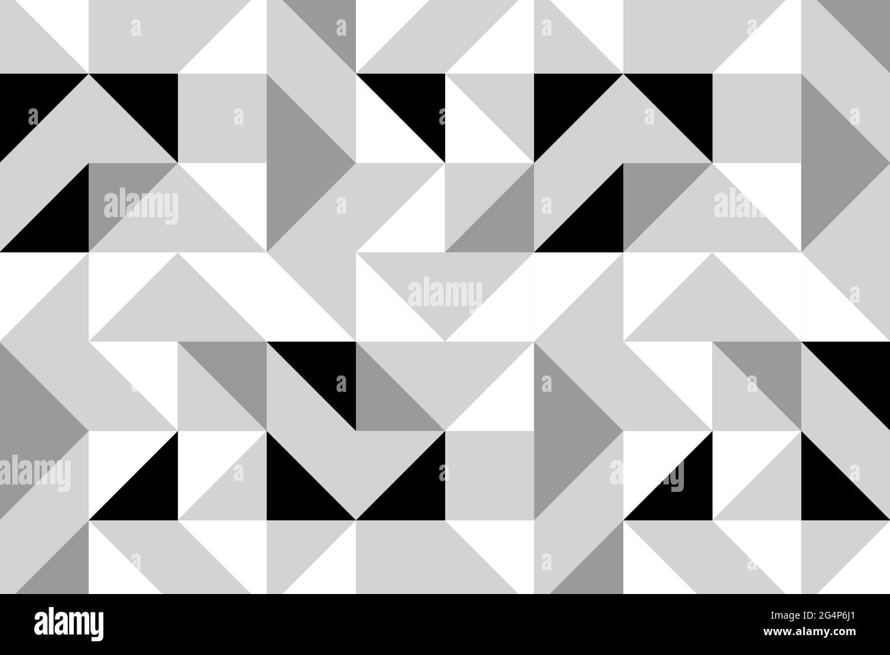 Nordische geometrische Bereich nahtlose Muster modernes Design für Hintergrund, Teppich, Teppich, Tapete, Kleidung, Verpackung, Batik, Fabric.Grey mit schwarz und weiß Stock Vektor