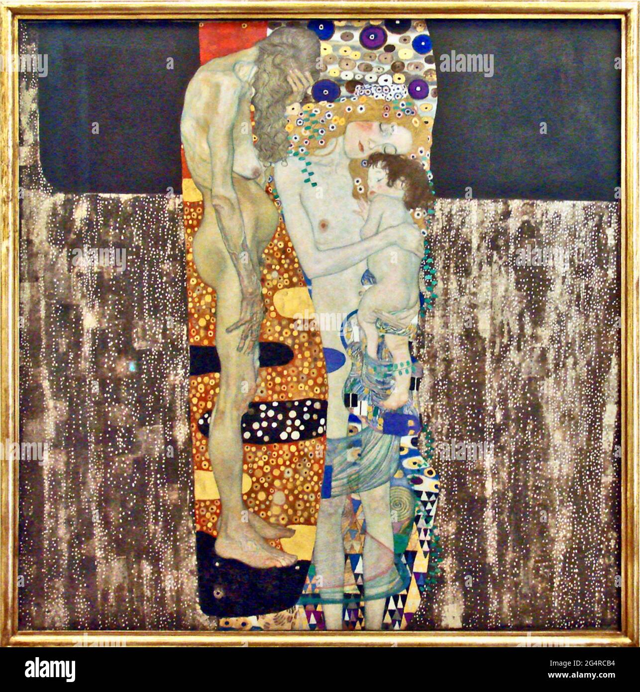 Gustav Klimt Kunstwerk - die drei Zeitalter der Frau - 1905 Stockfoto