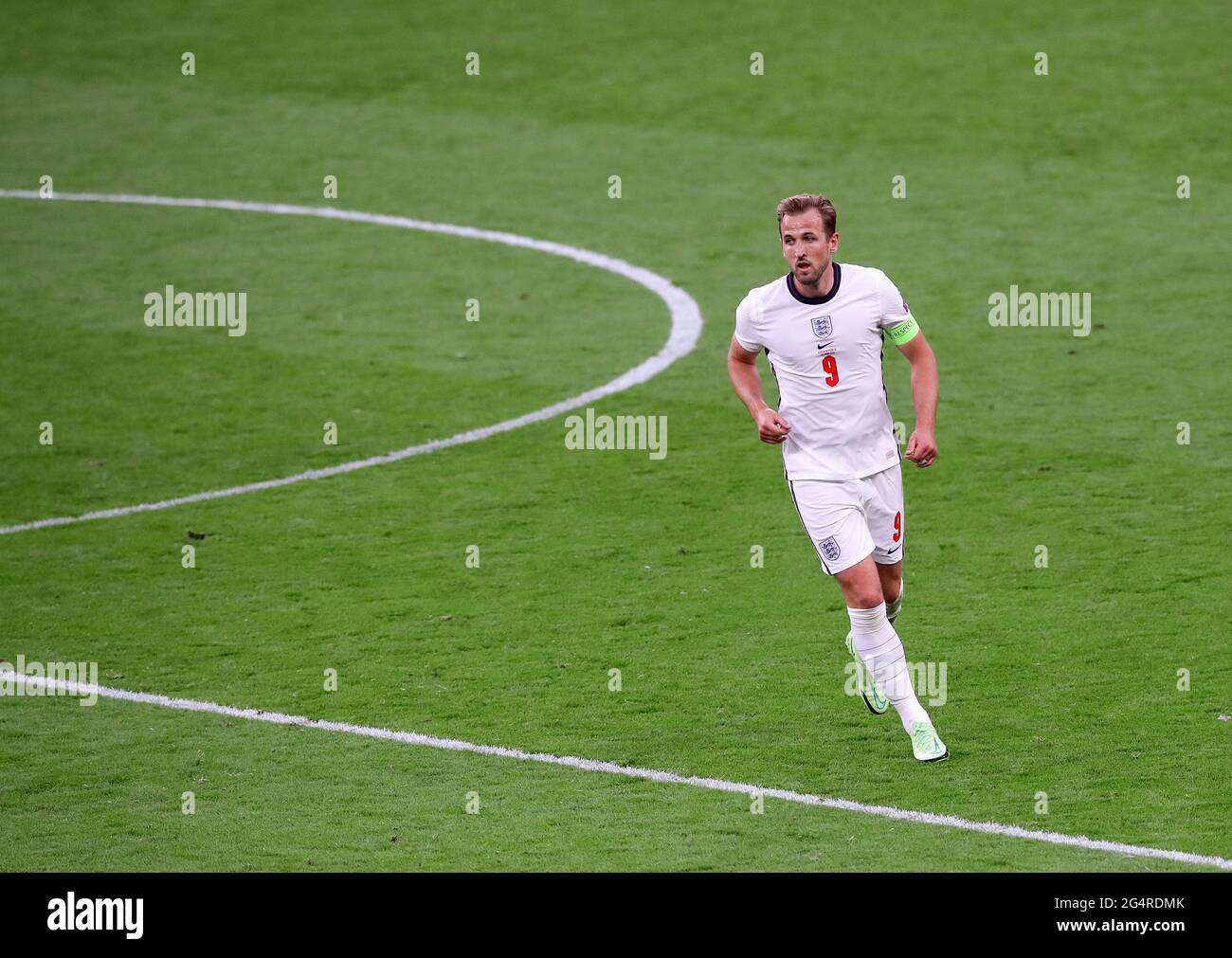 London, England, 22. Juni 2021. Harry Kane von England während des UEFA-Europameisterschaftsspiel im Wembley-Stadion, London. Bildnachweis sollte lauten: David Klein / Sportimage Stockfoto