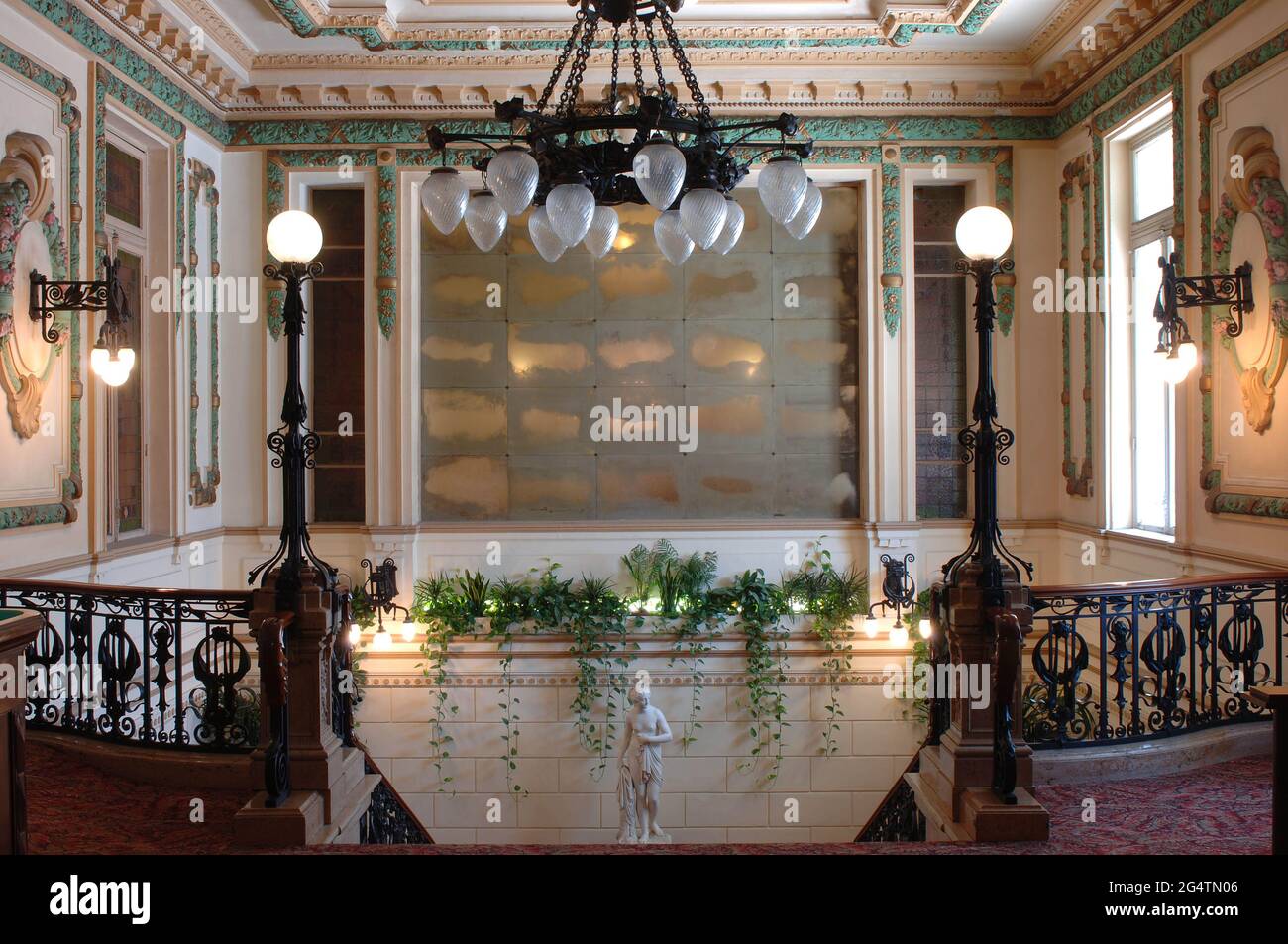 Italien,Sanremo, Casino Municipale Sanremo, Innenraum Foto © Sandro Michahelles/Sintesi/Alamy Stock Photo Stockfoto