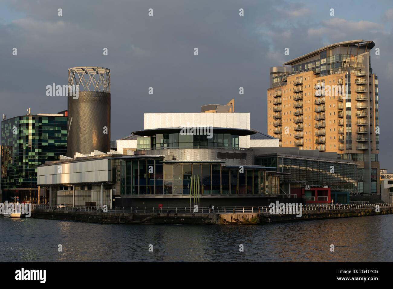 Lowry Theatre am Salford Quays, Manchester, Großbritannien Stockfoto