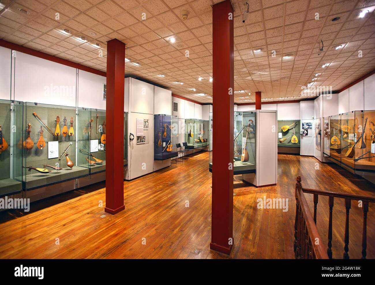 Das Museum of Folk-Instrumente im Plaka Viertel, Athen, Griechenland Stockfoto