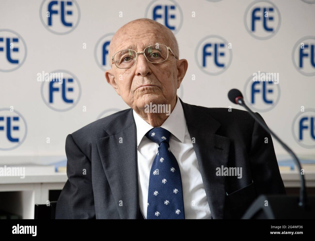 Rom, Italien. Juni 2021. Rom 23/06/2021 Sabino Cassese erhält den Luigi Einaudi Foundation Award 2021 Quelle: Independent Photo Agency/Alamy Live News Stockfoto