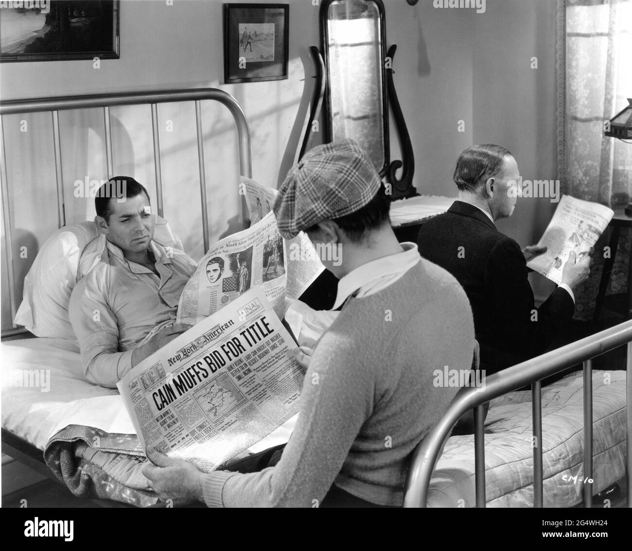 CLARK GABLE ALLEN JENKINS und WILLIAM COLLIER SR in CAIN UND MABEL 1936 Regisseur LLOYD BACON Cosmopolitan Productions / Warner Bros. Stockfoto