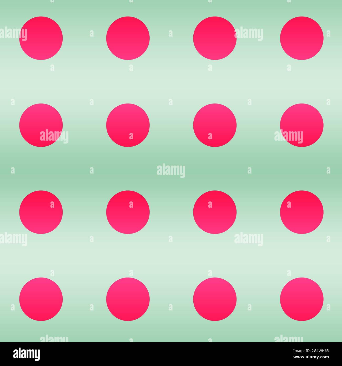 Runde Kreise rosa und grün Hintergründe nahtlose Muster größere Punkte in 12x12 digitalen Papier Grafik Design-Element. Stockfoto