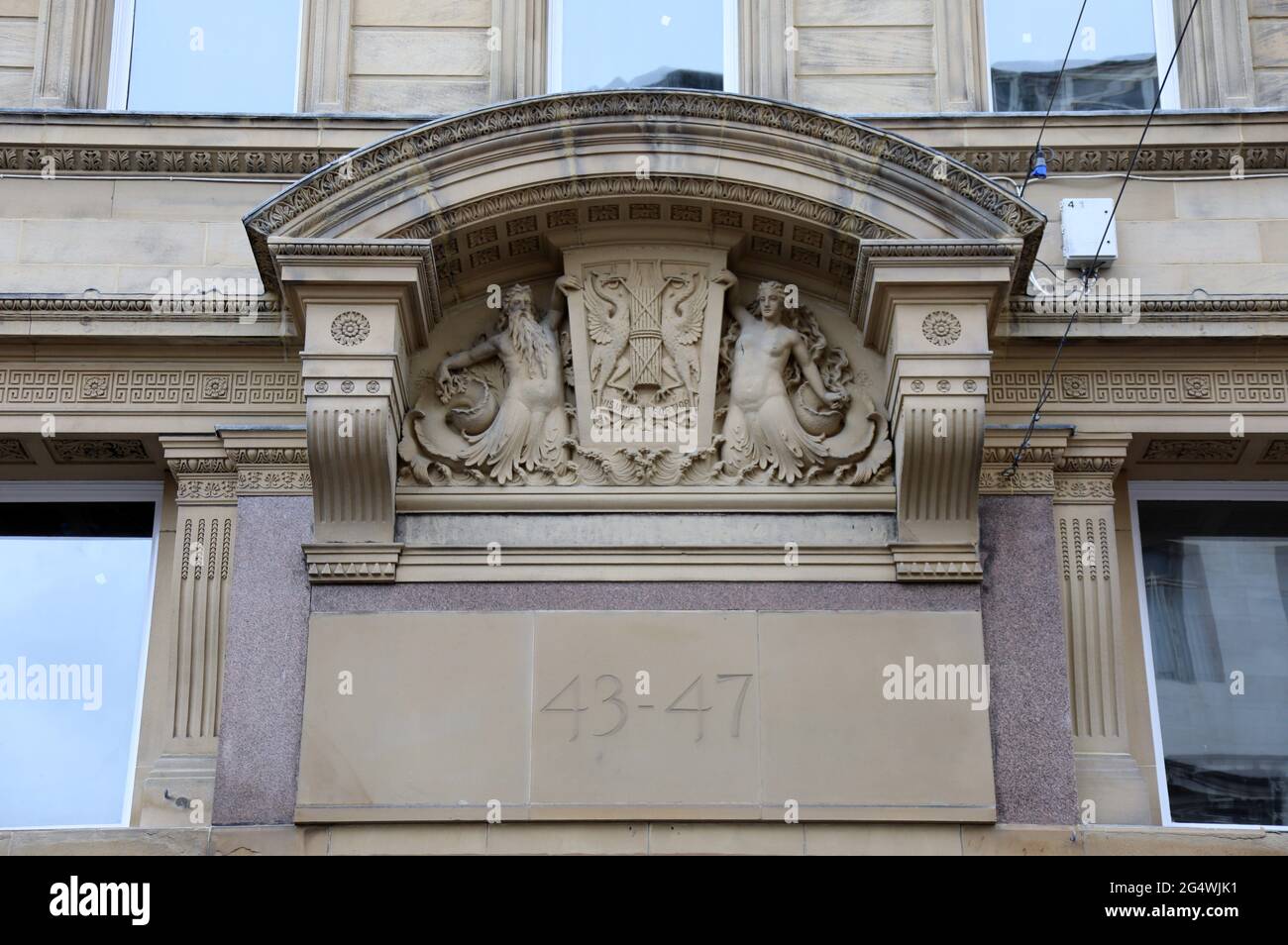 Liverpool Union Bank Building an der Bold Street Stockfoto