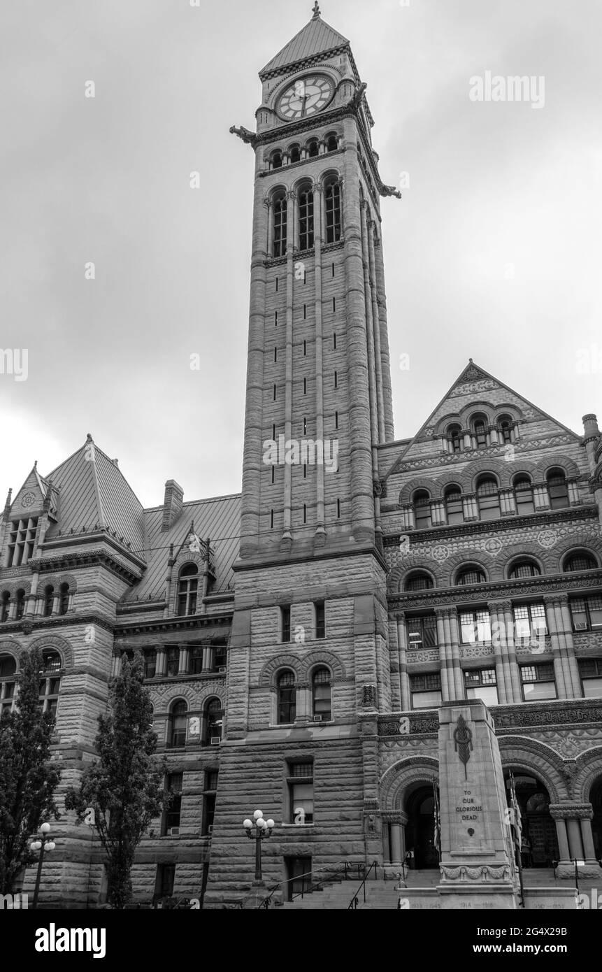 Altes Rathaus in Toronto, Kanada Stockfoto