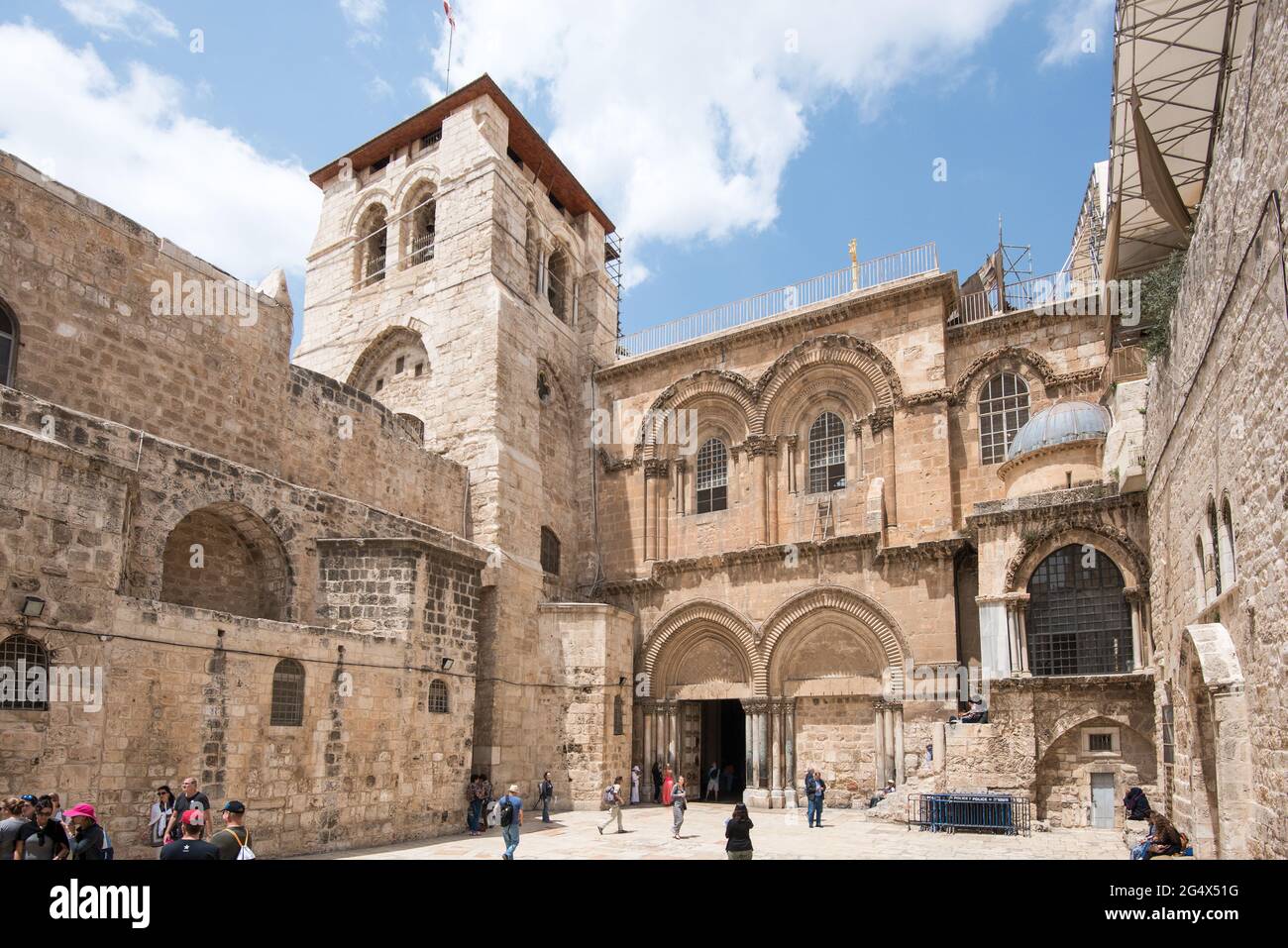 Jerusalem. Israel - 17.04.2015 - Grabeskirche Jerusalem. Stockfoto