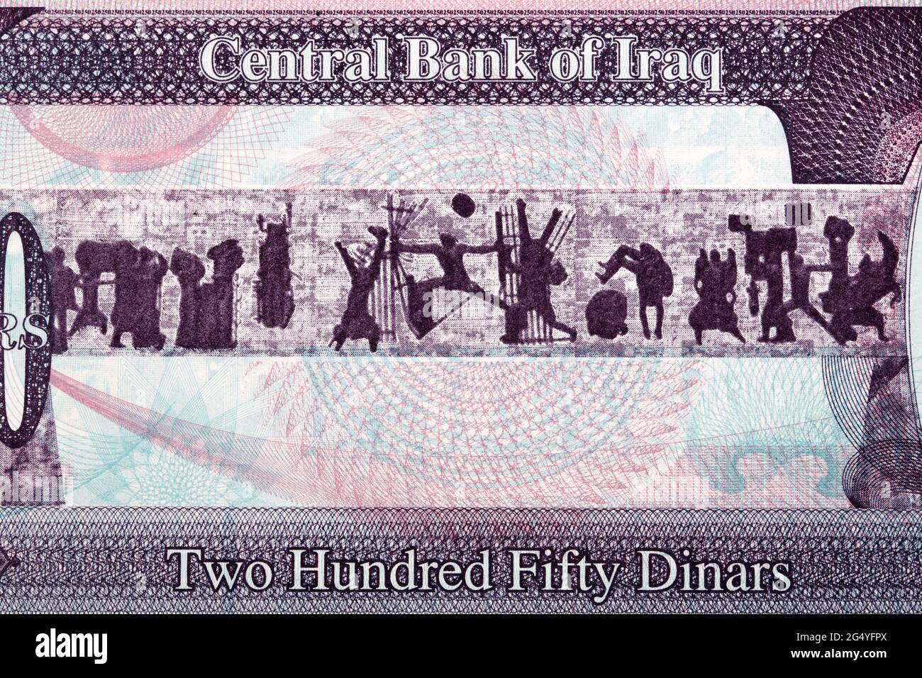 Freiheitsdenkmal in Bagdad von irakischem Geld Stockfoto