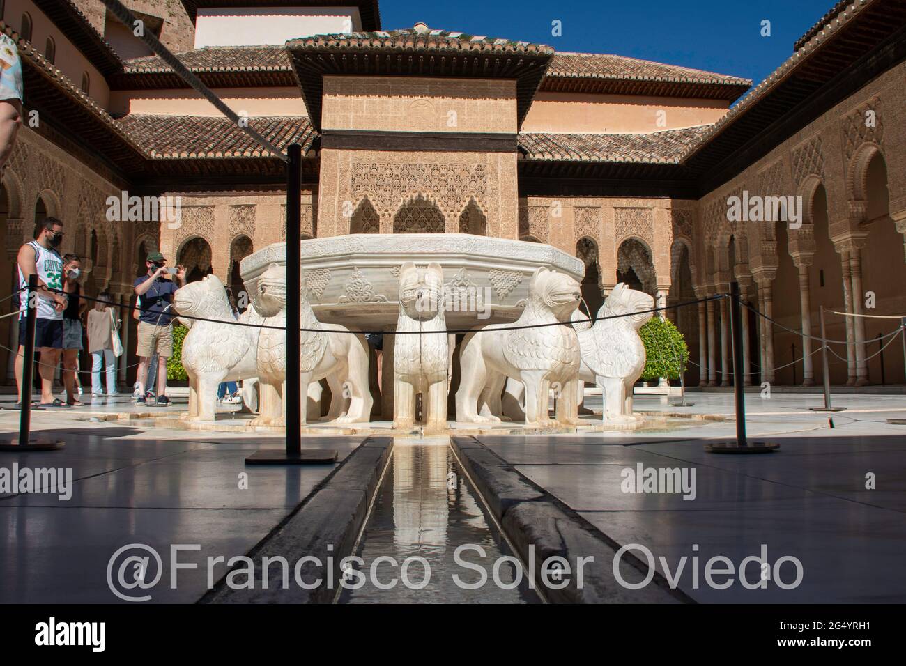 alambra de granada monumento nacional Stockfoto