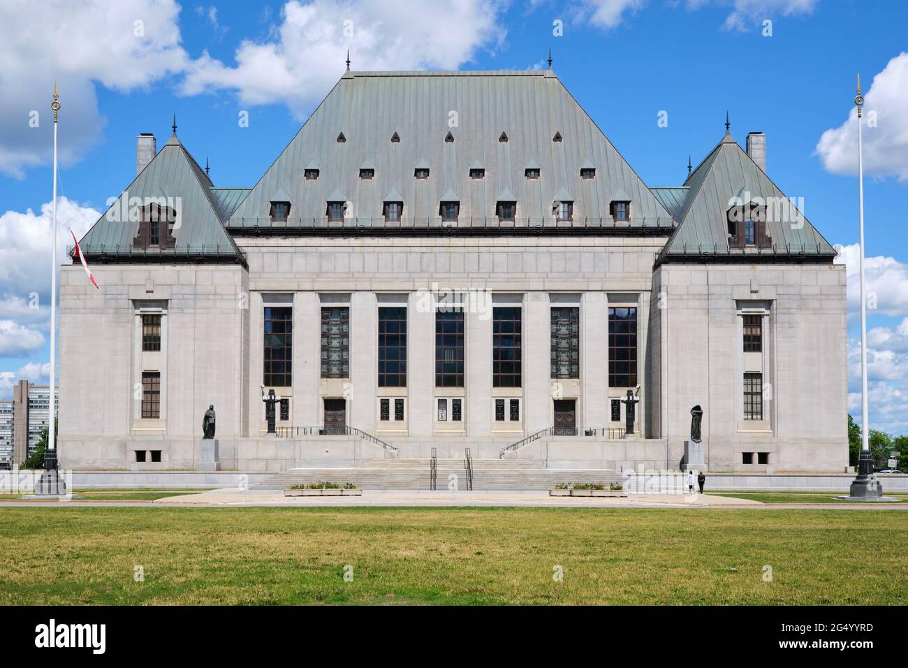 Das Gebäude des Obersten Gerichtshofs von Kanada. Ottawa, Kanada, Stockfoto