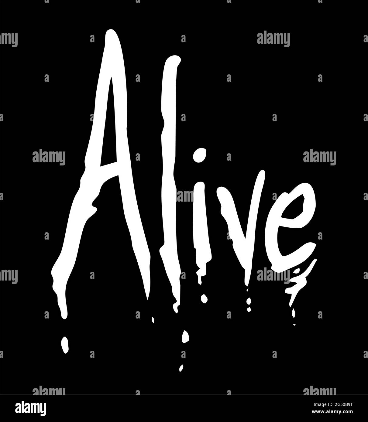 Alive-Symbol Stock Vektor