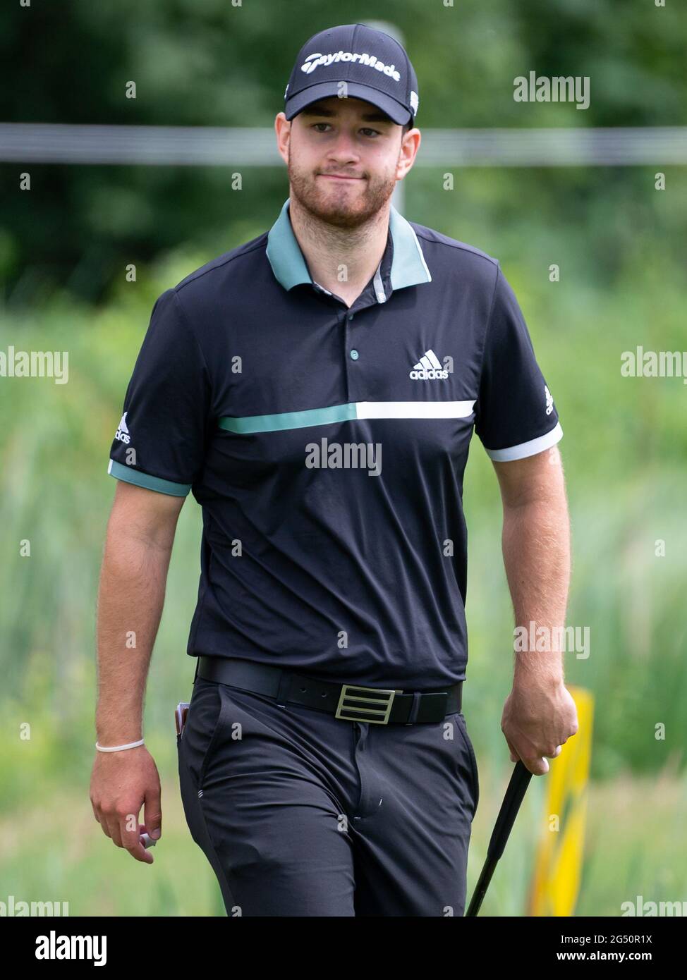 Moosinning, Deutschland. Juni 2021. Golf: European Tour - International  Open, Singles, Männer, 1. Runde. Max Schmitt aus Deutschland im Einsatz.  Quelle: Sven Hoppe/dpa/Alamy Live News Stockfotografie - Alamy