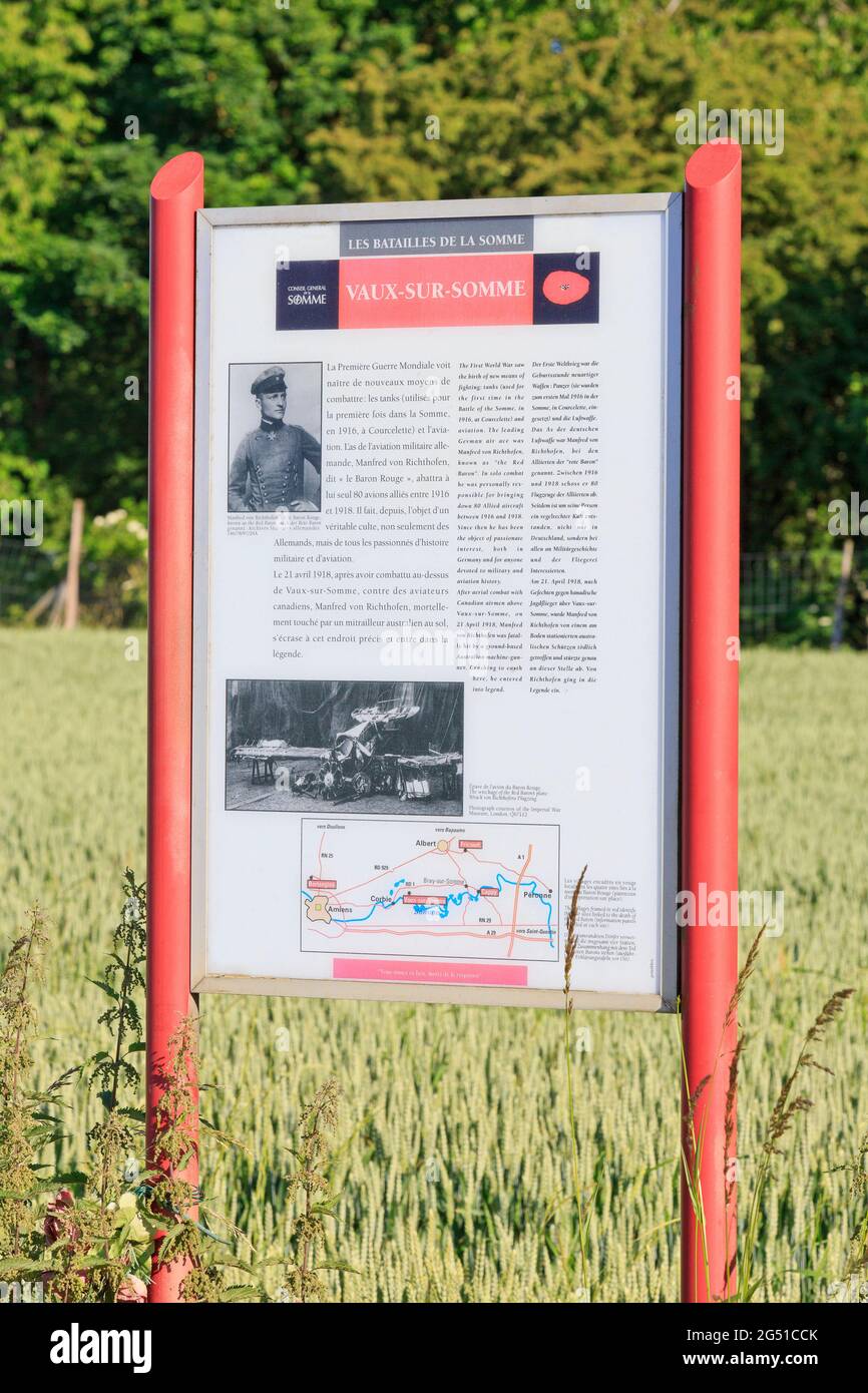 Manfred Albrecht Freiherr Von Richthofen Fotos Und Bildmaterial In Hoher Auflösung Alamy 