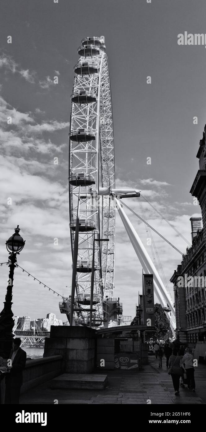 London Eye, London, England, Vereinigtes Königreich Stockfoto